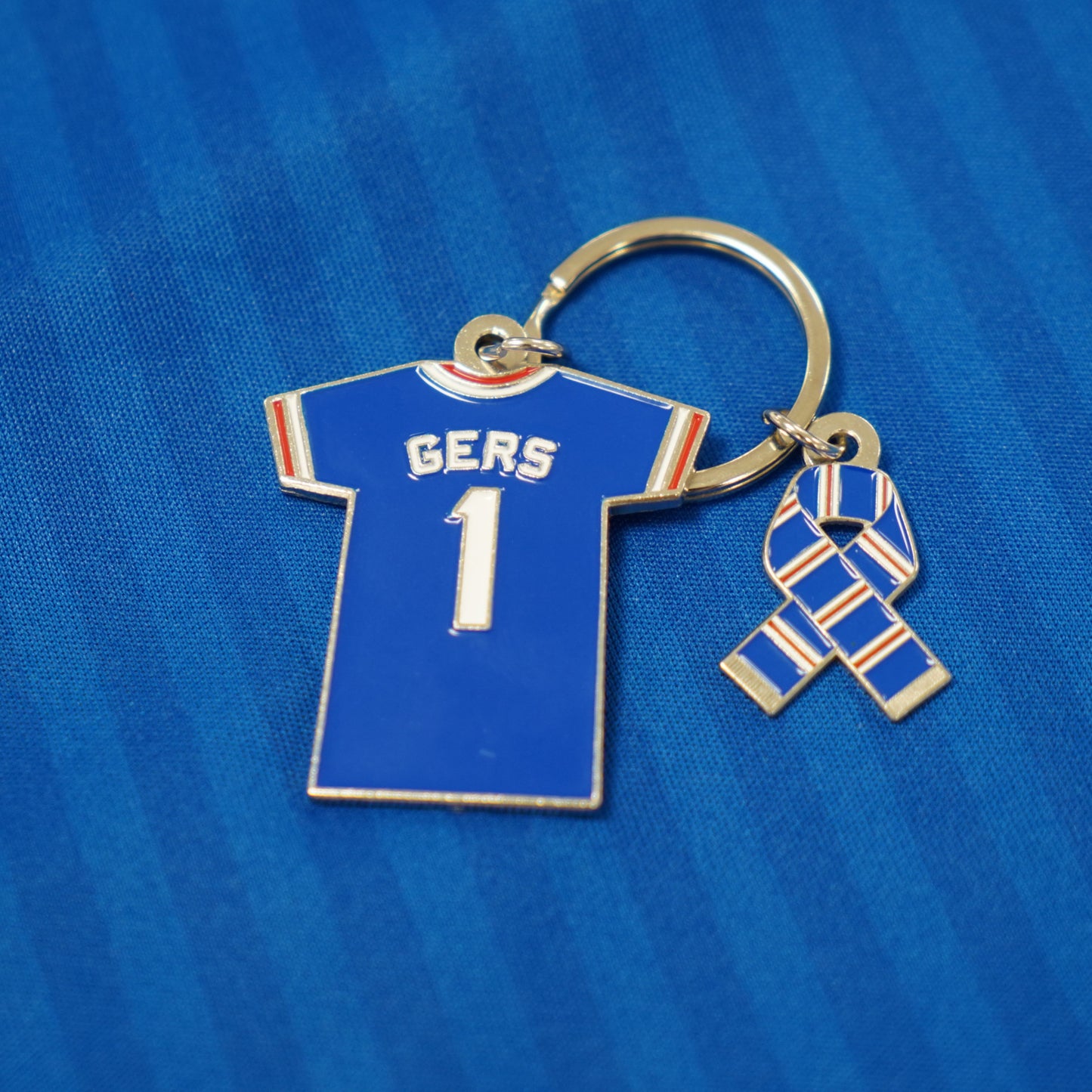 No. 1 Gers Shirt and Scarf Keyring