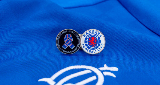 20th Anniversary Dual Crest Pin Badge