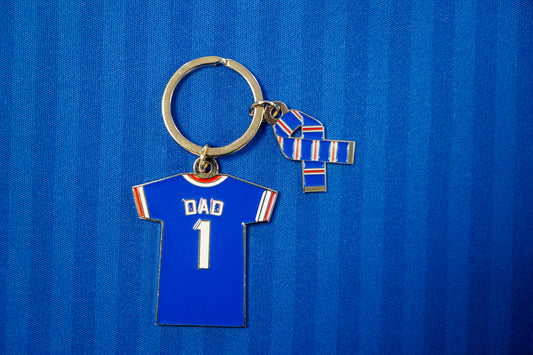 No. 1 Dad Keyring