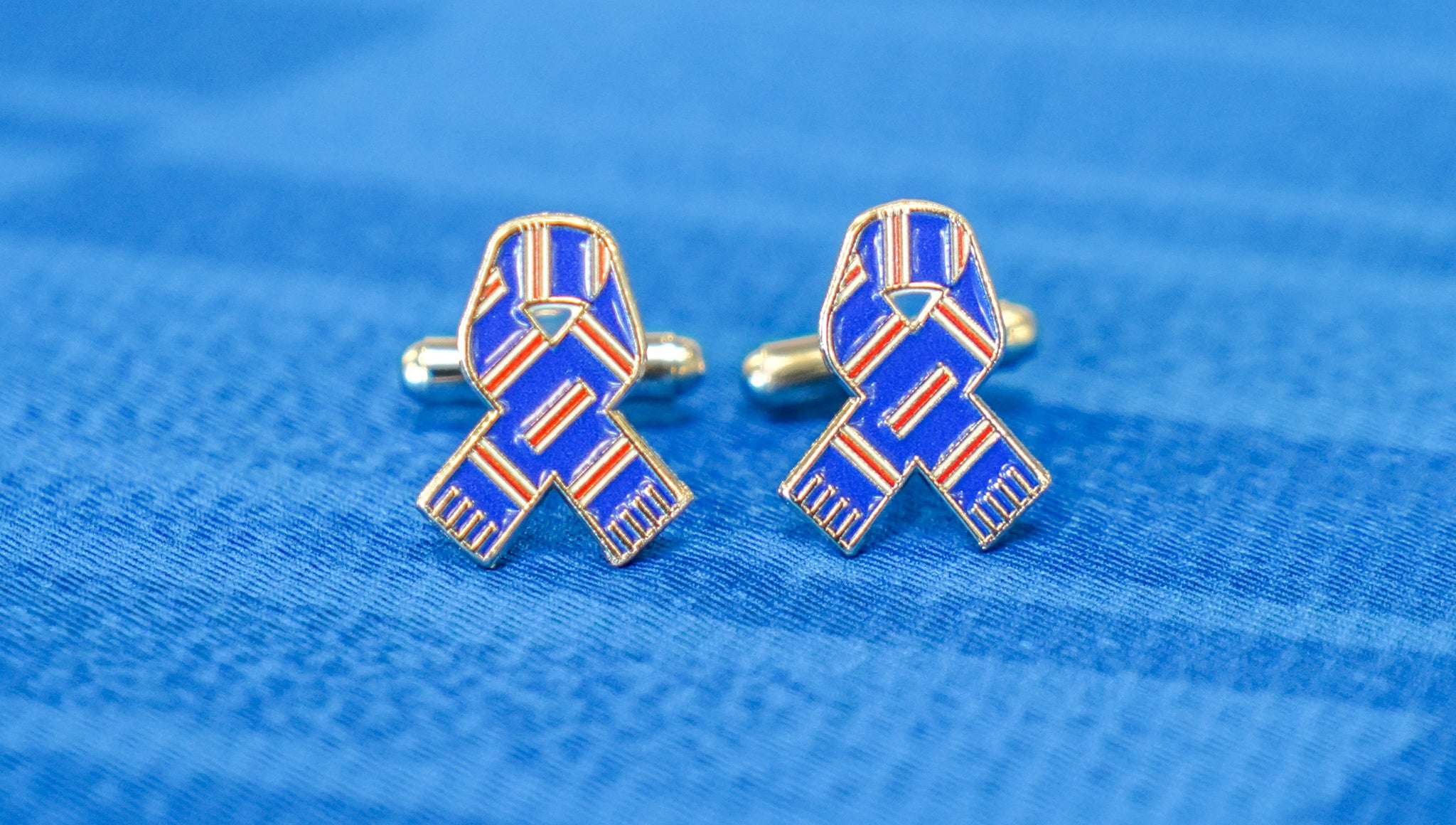 Rangers Scarf Cufflinks – Rangers Charity Foundation Shop