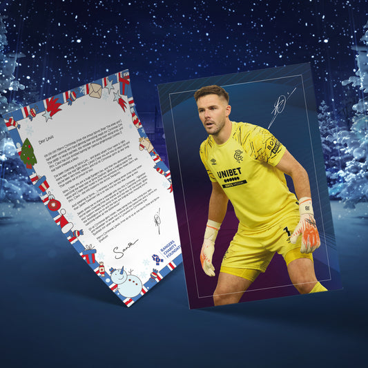 Letter from Santa and your favourite Player (with printed signature)