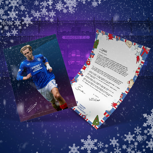Letter from Santa and your favourite Player (with printed signature)